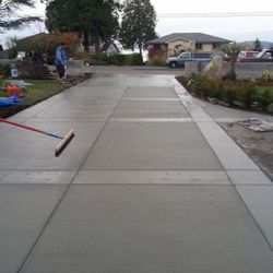 We Make Cement Driveways and Block Fences