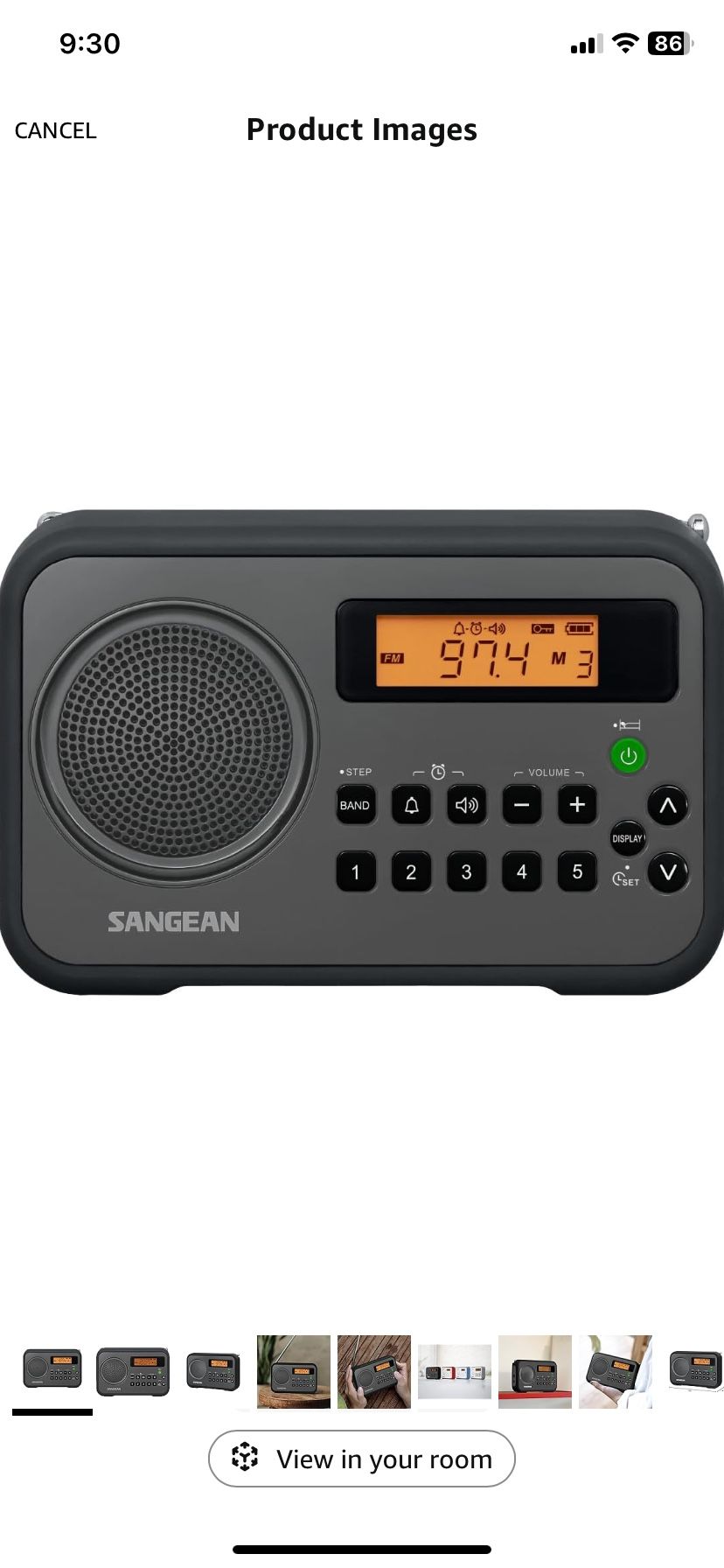 New Sangean Radio 