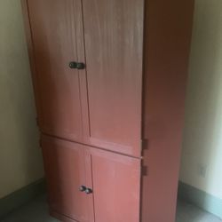 Like new entertainment center with shelves inside