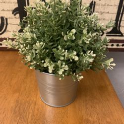 2 Mini Artificial Plants 