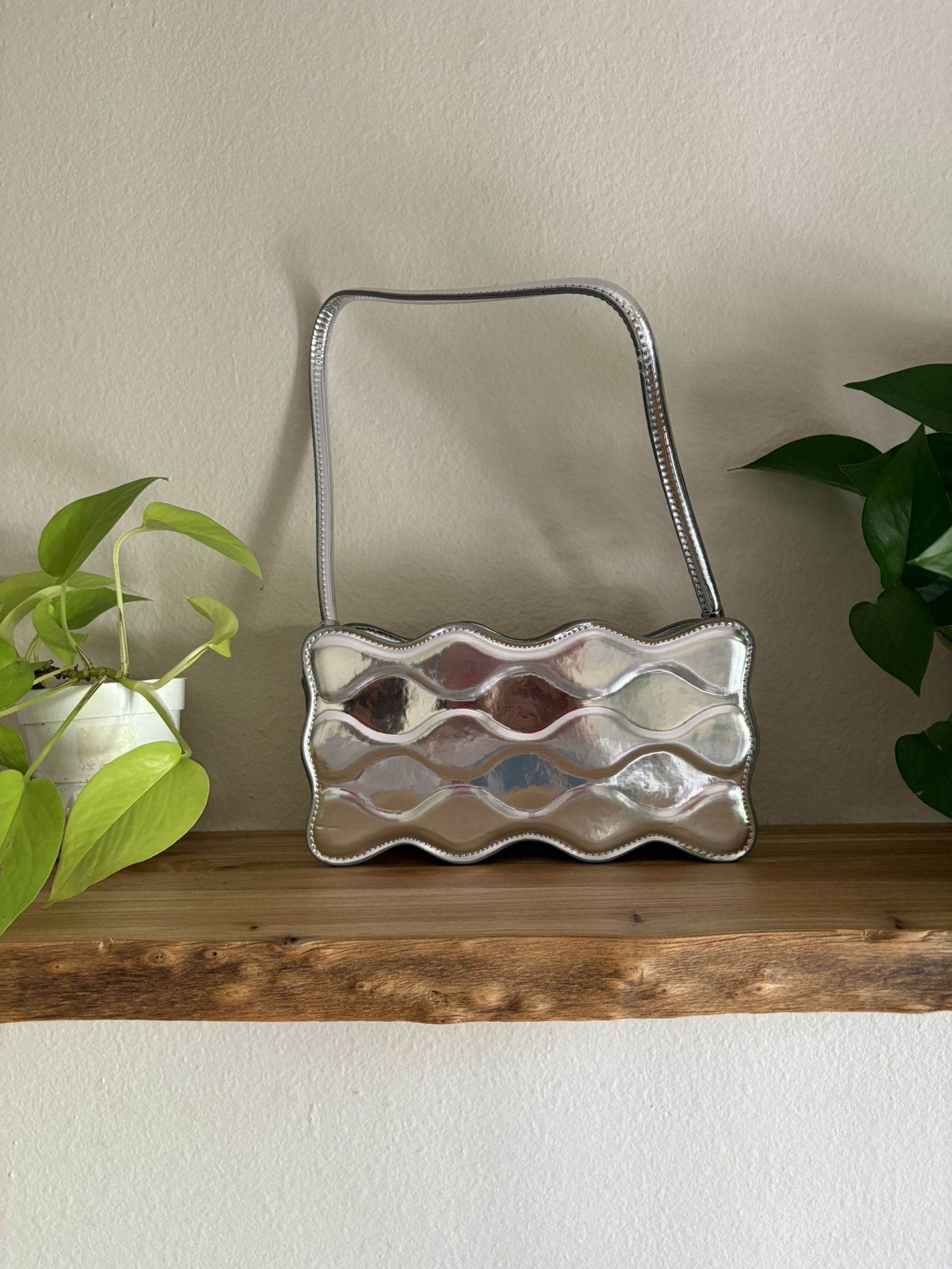 Small Shoulder Bag - Silver / Chrome