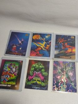 Bundle of Marvel cards $25