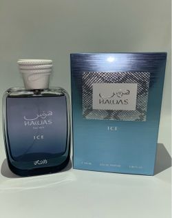 Hawas Ice 3.4 Oz Cologne for Men EDP by Rasasi (from Dubai) Perfume para Hombre