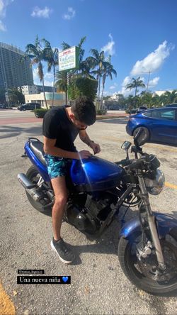 MOTORBIKE BLUE SUZI
