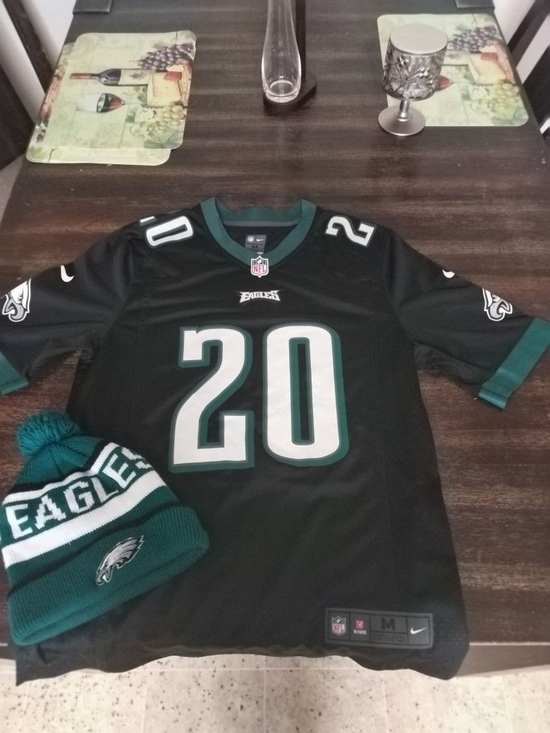 Brian Dawkins Philadelphia On Flied Nike Jersey & Skully