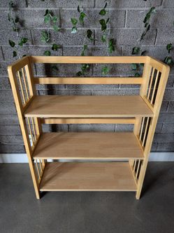 Foldable Wooden Bookcase - Must go ASAP