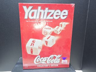Coca Cola Collector's Edition Yahtzee Game In A Unopened Box From Spencer's Gifts