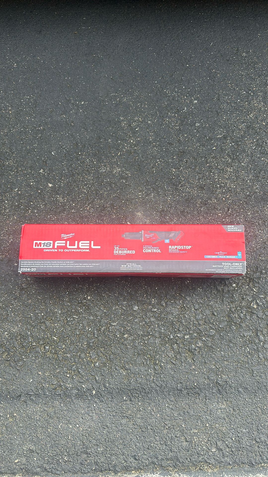 Milwaukee Fuel Variable Speed Die Grinder W/One Key