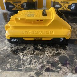 Dewalt Battery- 20v / 3AH