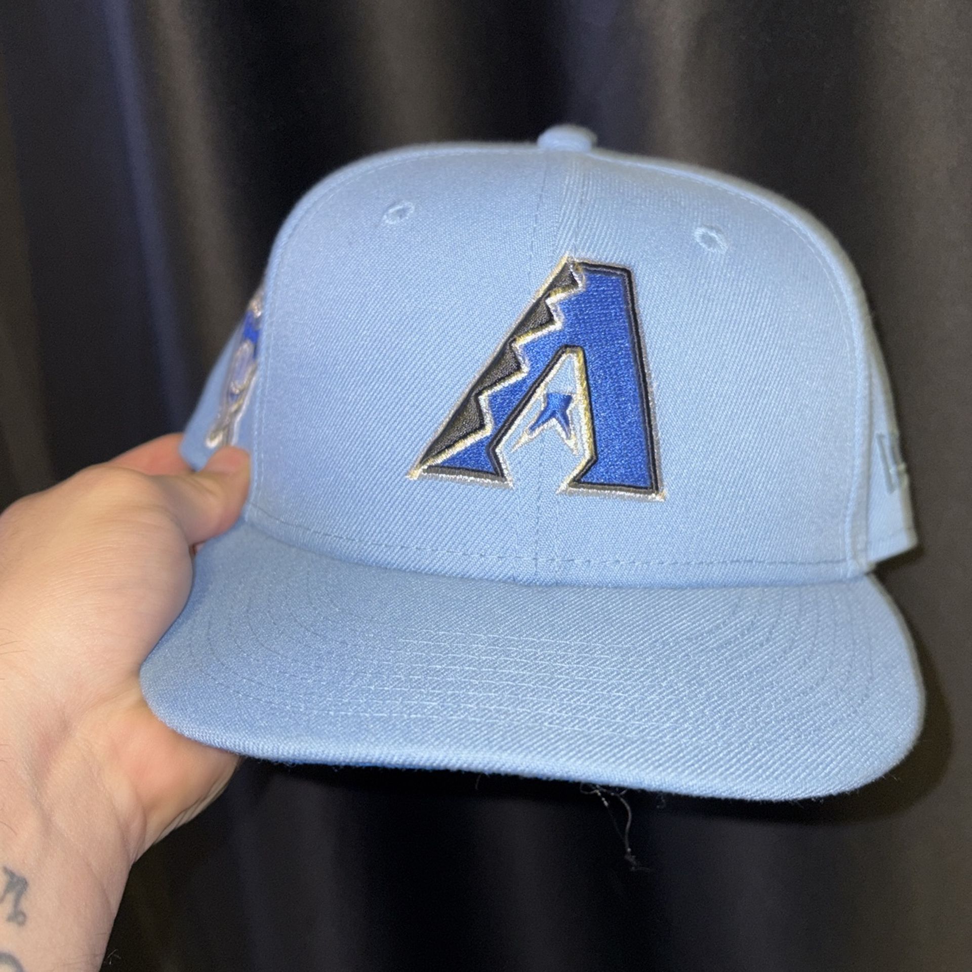 Baby Blue Arizona Diamondbacks 7 1/4 fitted!,All Products : American Fashion Style Bags On Sale