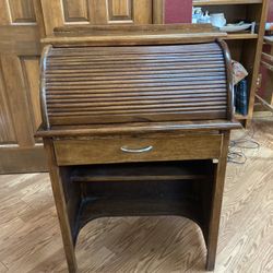 Antique Roll Top Desk