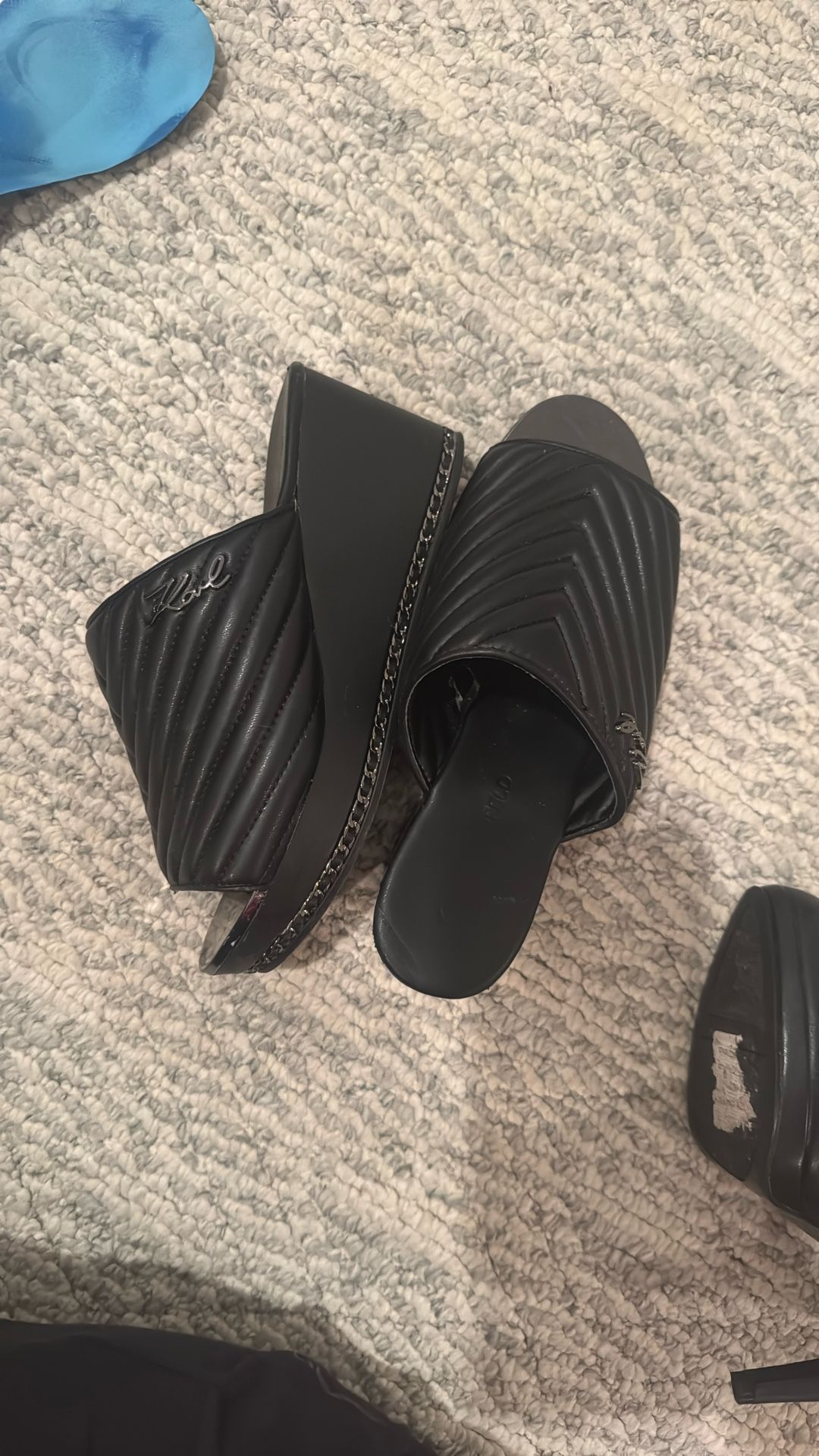 Karl Lagerfeld Black Shoes