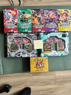 OP 17 BOOSTER BOX  - OP 15 - OP 16 - illustration box - starter decks