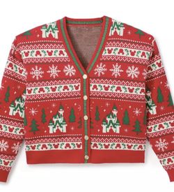  Mickey Mouse and Friends Holiday Cardigan Sweater for Women