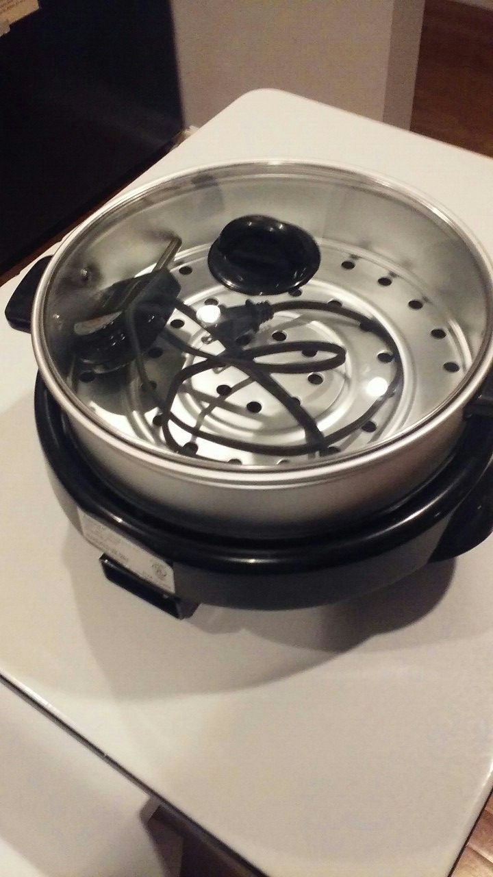 Aroma Deluxe Super Pot Fryer/Steamer.