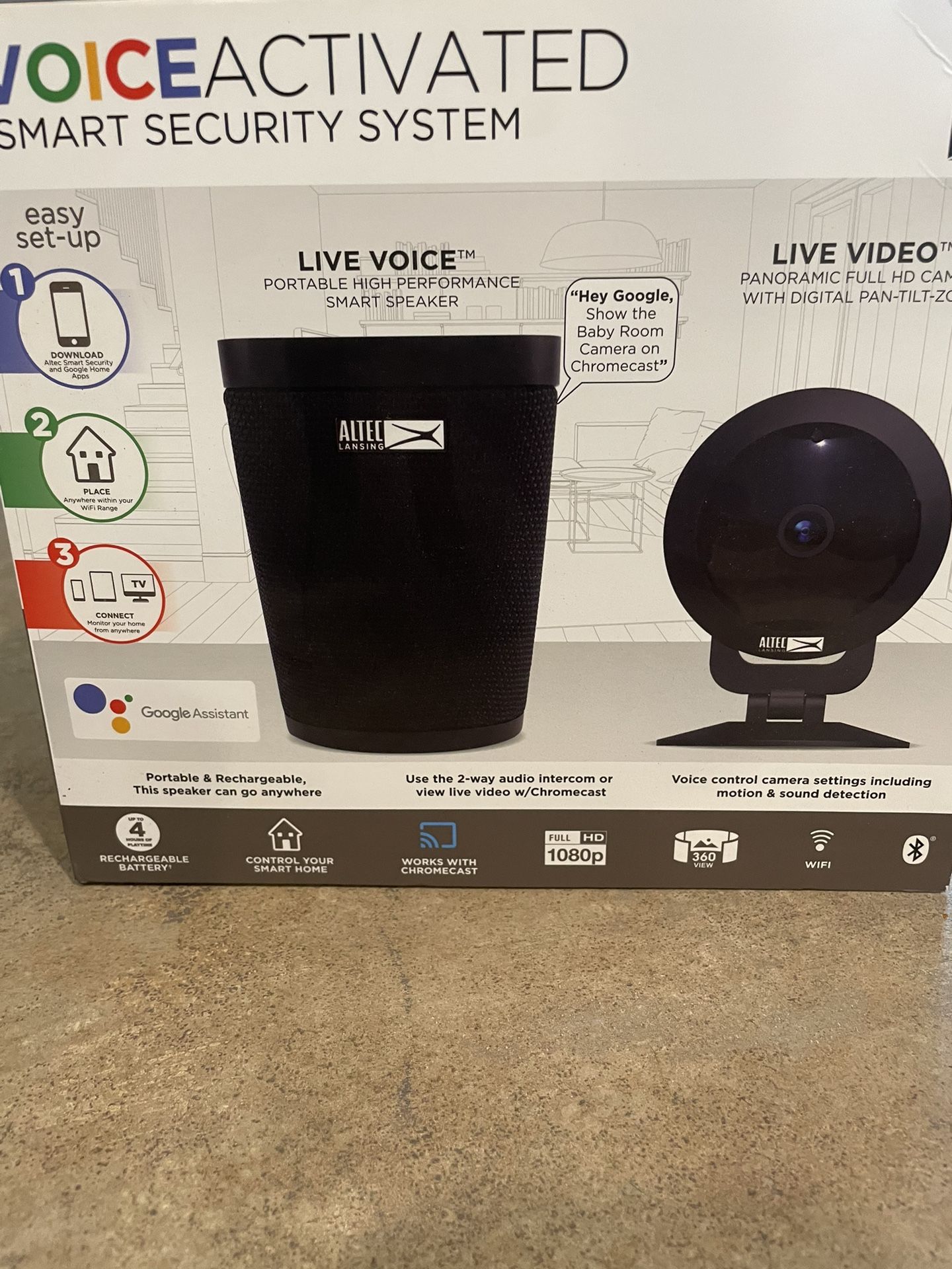 Altec Voice Activated Smart Security System