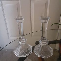 Crystal glass Candle holders