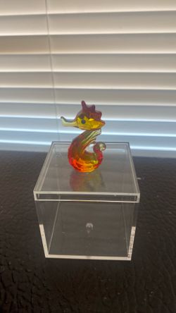 Rare, Swarovski, Artist Signed Lovlot Seahorse Gina.