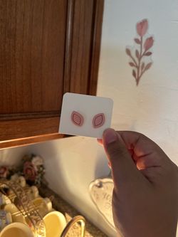 Pink Clay Earrings