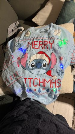 Size Medium Christmas Light Up Sweater 