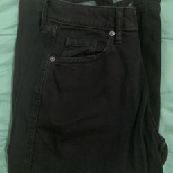 black cargo jeans