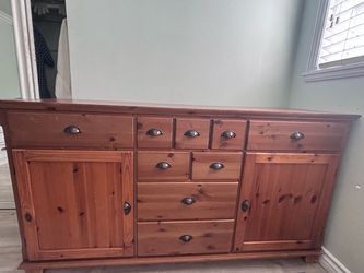 Rustic Wood Dresser / Buffet Sideboard