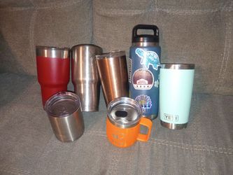 7  Yeti cups