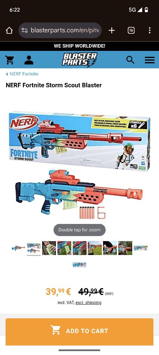 Nerf Fortnite Gun