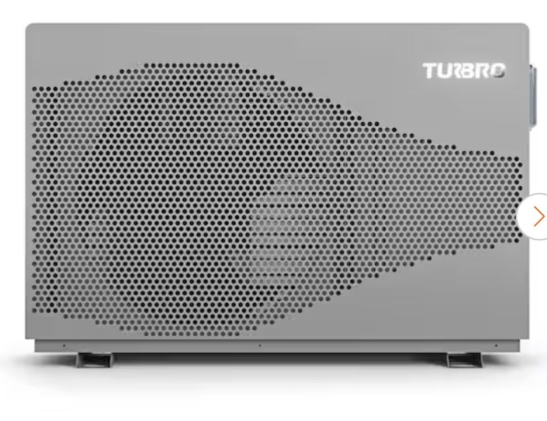 33,000 BTU Inverter Swimming Pool Heat Pump, Electric Pool Heater for in and Above-Ground 