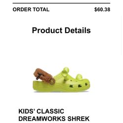 Crocs Shrek J2 Boy