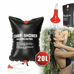 OSMY 20 liters 5, gallons solar heating shower camping bag