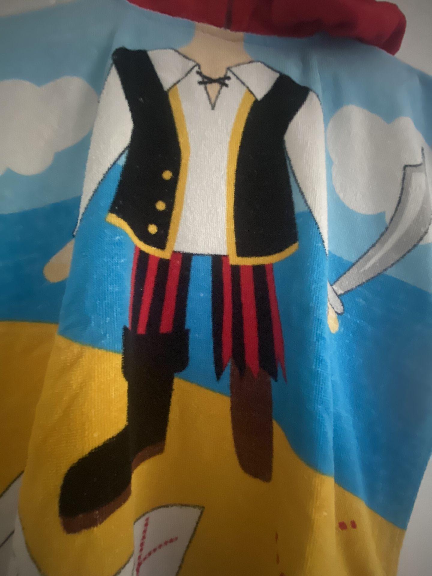 Kids Hoodie Beach Hooded Towel Pirate Fun play