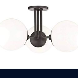 Three Light Semi Flush Mount