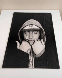 Mac Miller fleece blanket
