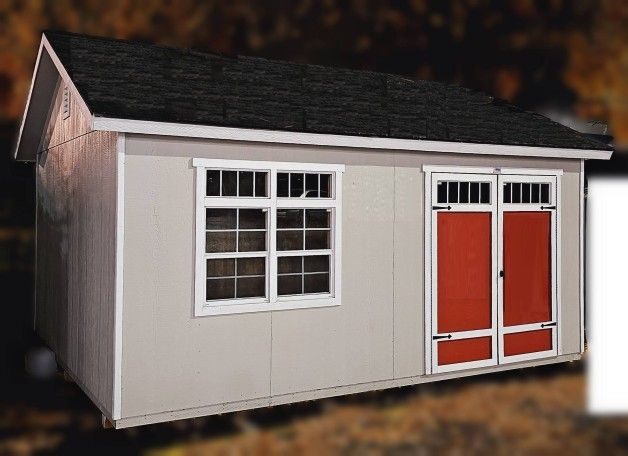12x16 large shed for working space or home office