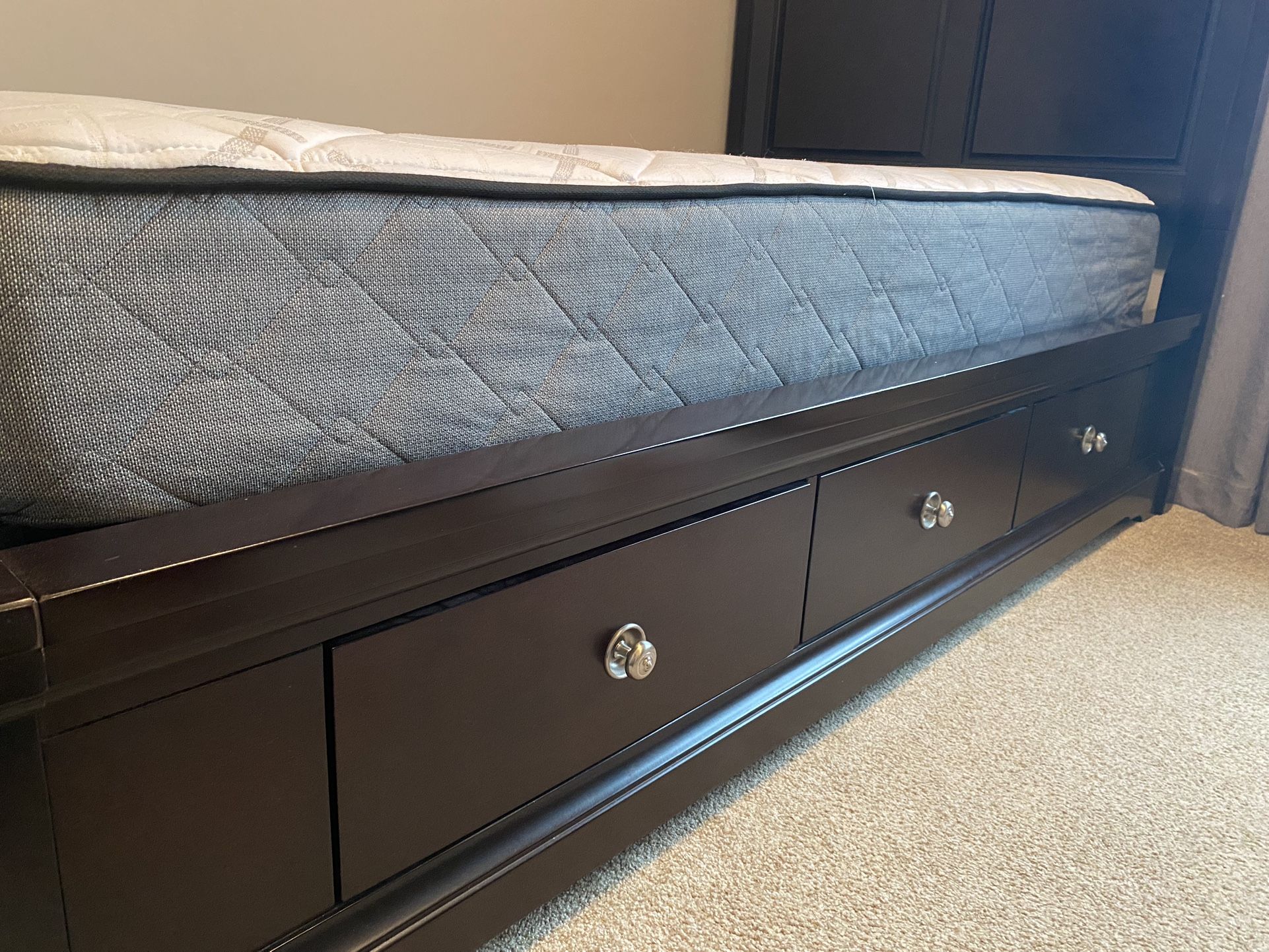 Twin Bed And Dresser With Or Without Twin Mattresserfect For