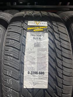 245/35R20 Vogue Tires – Iconic Whitewall Style