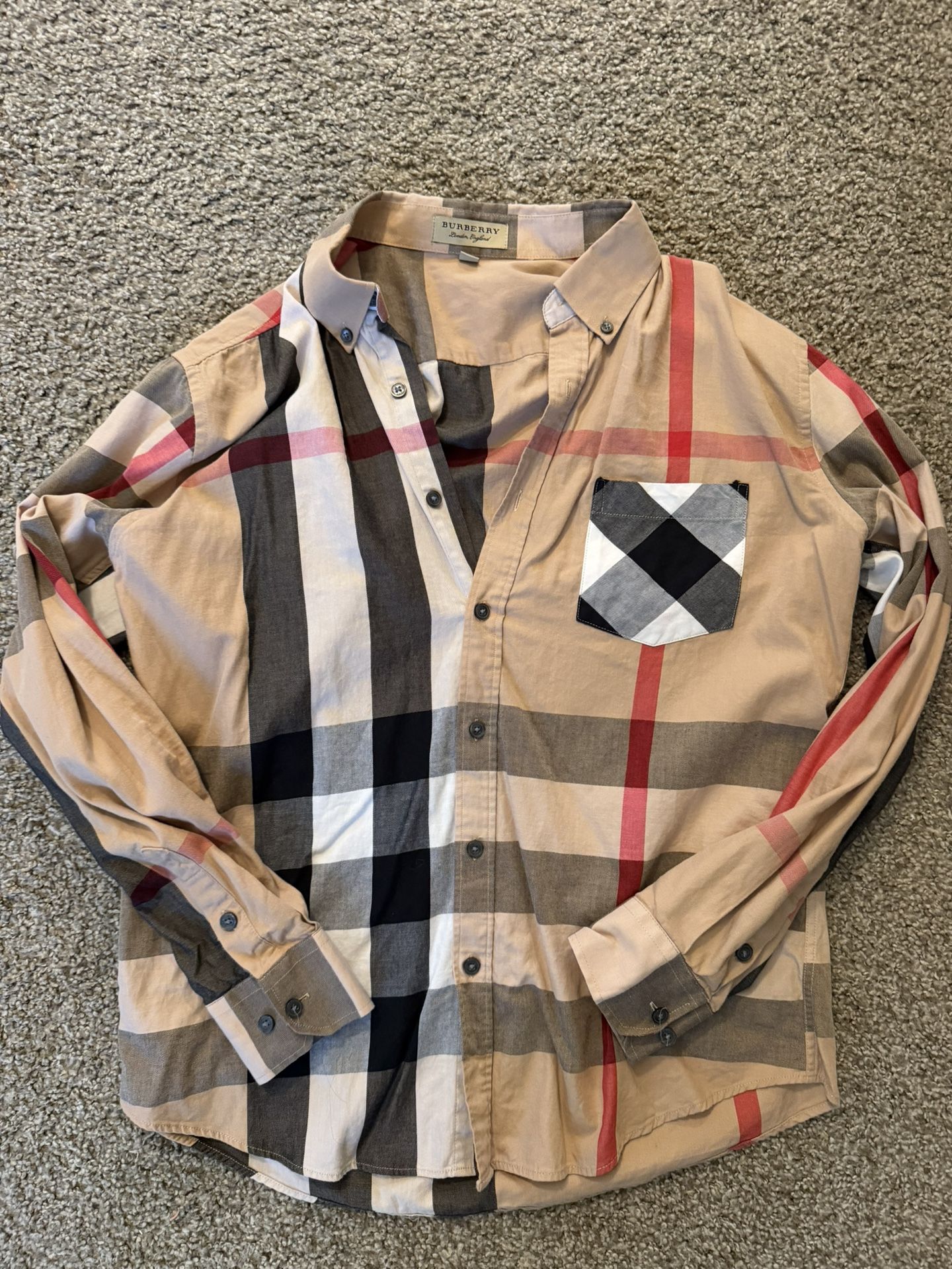 Men’s Burberry Dress Shirt Large