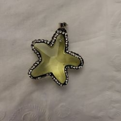 Crystal Starfish Pendant