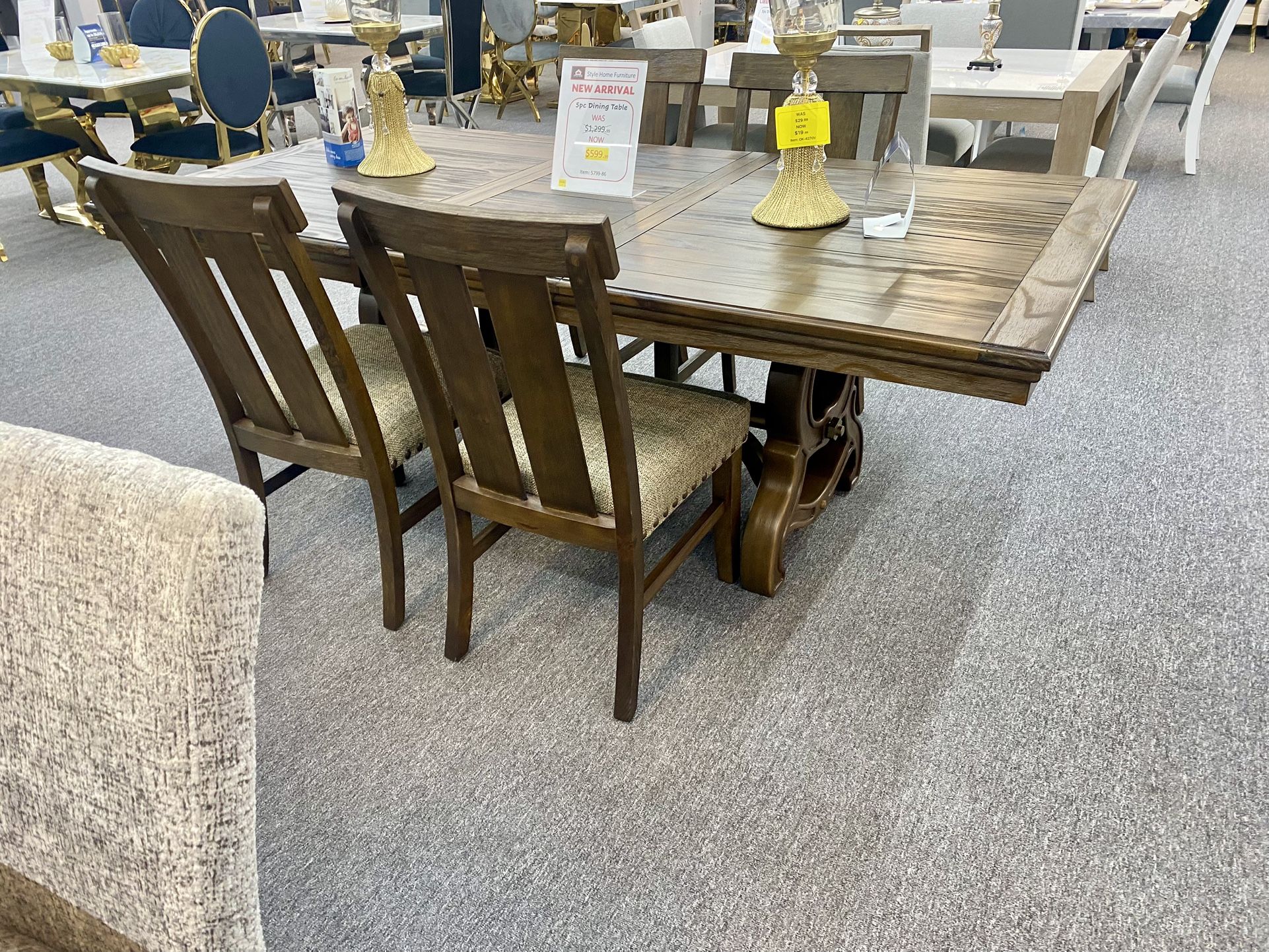 5pc Dinning Table Set $599