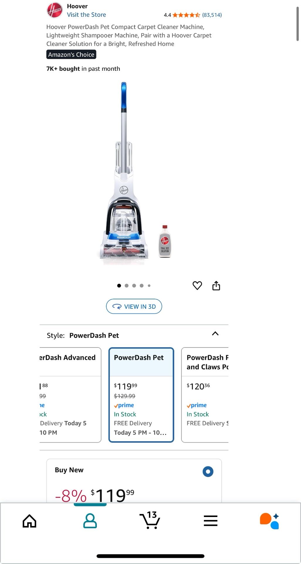 Hoover Carpet Cleaner With New Oxi Cleaner Solution