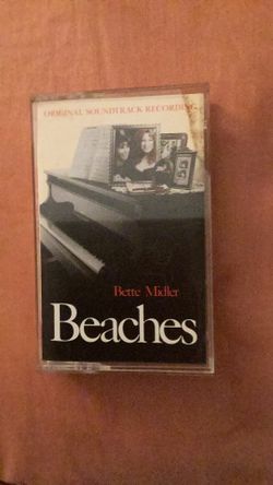 Beaches original soundtrack recording 1988 music cassette of Bette Midler