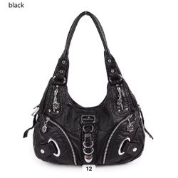 Y2K PU Soft Leather Shoulder Handbag