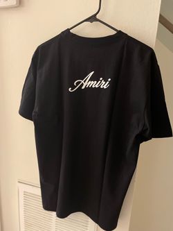 Amiri Black Script Logo T-Shirt