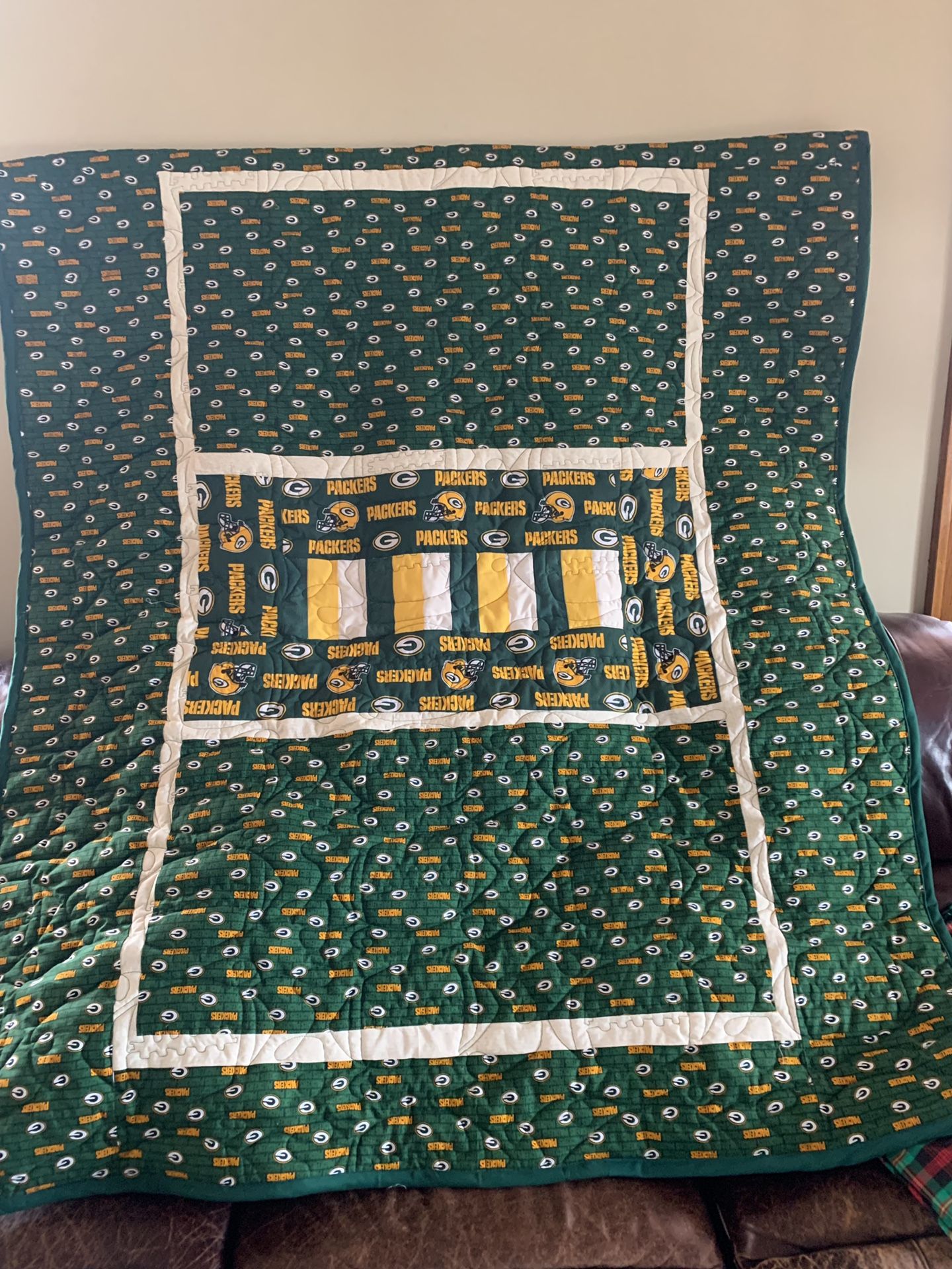 Green Bay packers quilt