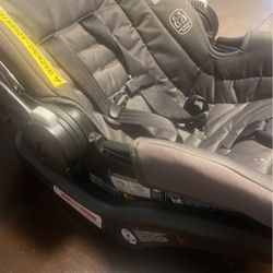 Black Car Seat W/Base