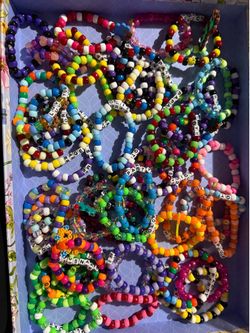 Random Kandi bracelets festival raves