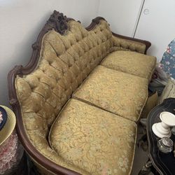 Antique Gold Sofa 