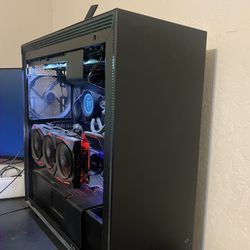 GeForce  RTX 2080 Super GPU 11th gen i7 Asus ROG Maximus XIII MB 32GB Ram 3x - 1TB NVMe HD NZXT Case NZXT Kraken Water cooler NZXT PSU