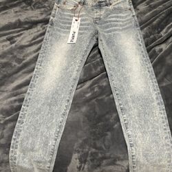 purple jeans